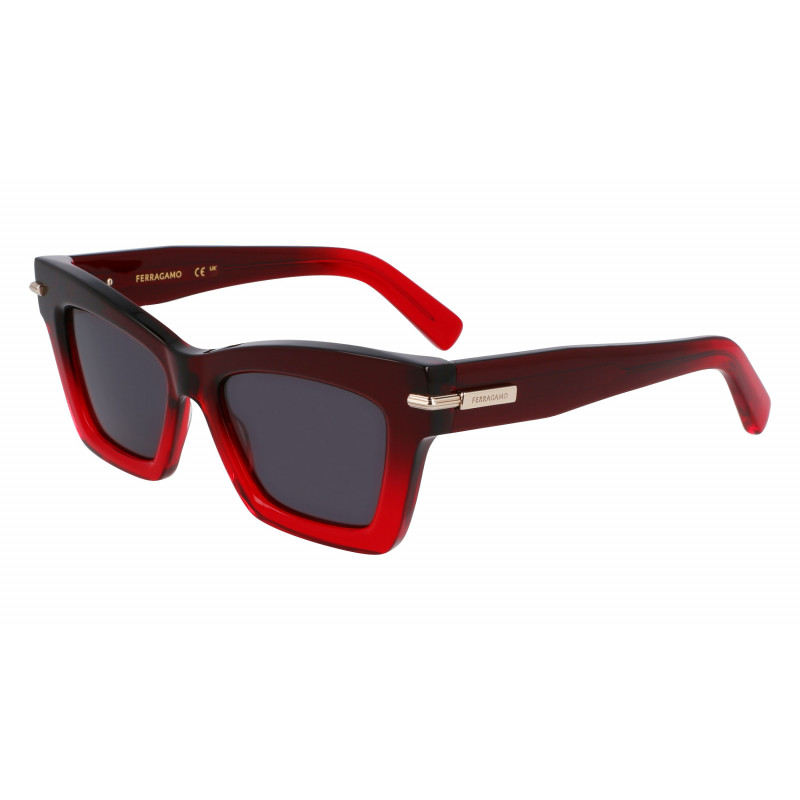 Sunglasses FERRAGAMO SF 2031 S 615 Gradient Dark Red Transparent Sunglasses FERRAGAMO SF 2031 S 615 Gradient Dark Red Transparent