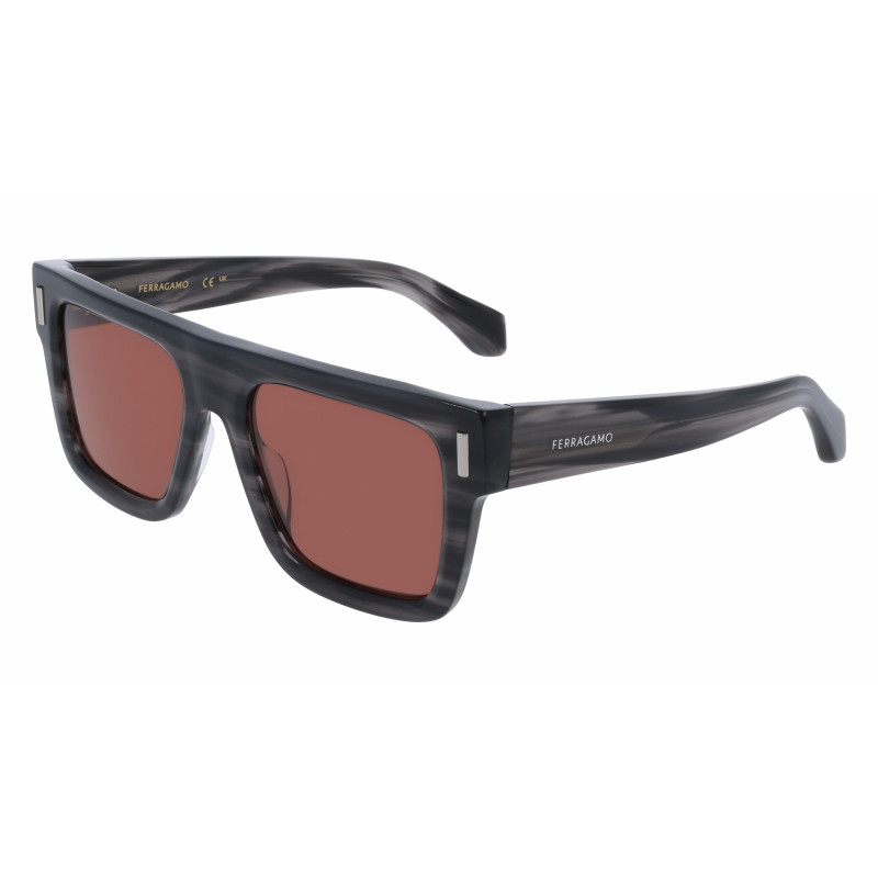 Sunglasses FERRAGAMO SF 2063 SE 014 Striped Grey Sunglasses FERRAGAMO SF 2063 SE 014 Striped Grey