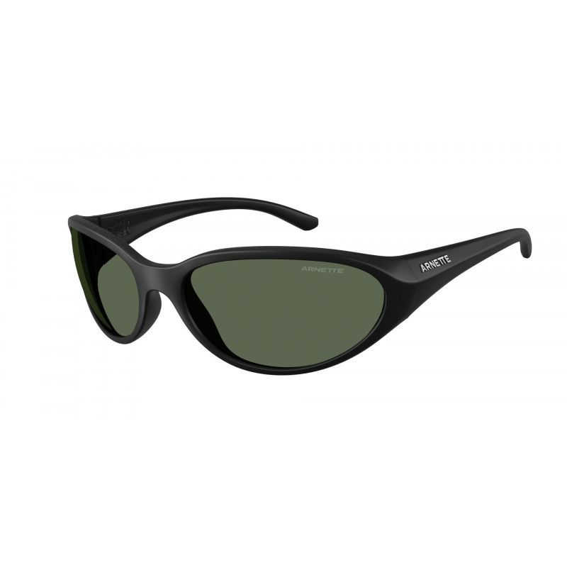 Sunglasses Arnette AN 4368 290071 Matte Recycled Black / Dark Green Policarbonate Standard 64mm